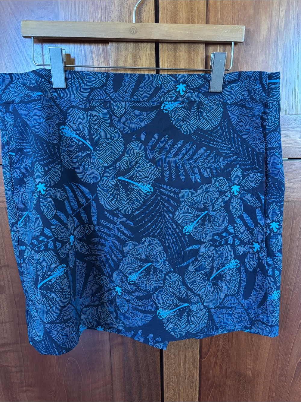 Ripskirt Hawaii Blue Floral Mini Skirt